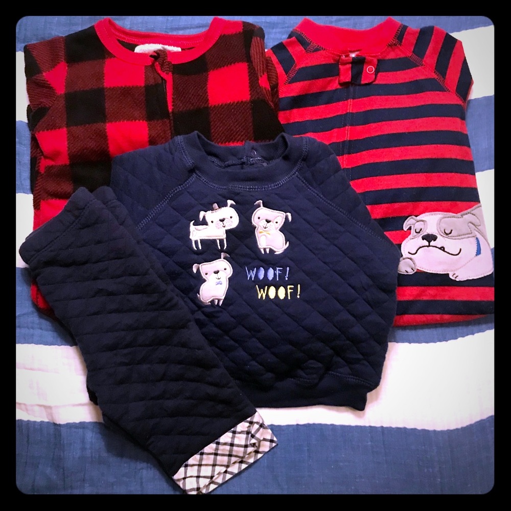 Comfy&Cozy Puppy Boy’s 3month & 6-9month Lot